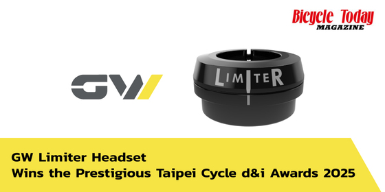GW Limiter Headset Wins the Prestigious Taipei Cycle d&i Awards 2025│Bicycle Today